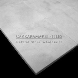 Polished White Carrara Marble Italian Bianco Carrera 4x4 Tile - Products