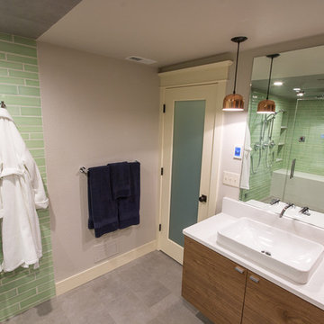 Basement Rec Room and Sauna