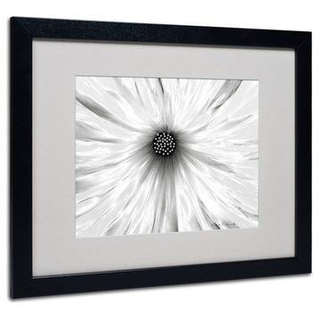 'White Garden' Matted Framed Canvas Art by Kathie McCurdy