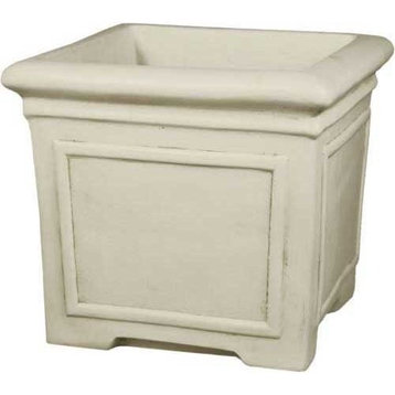 Square Pot With Lines24.5x21 Garden Planter