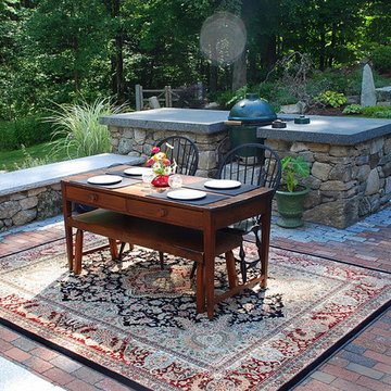 Oasis Hot Tub & Sauna showcase this beautiful Big Green Egg Outdoor Design
