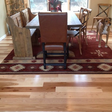 Hickory Hardwood Floors, installed and finished