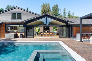 Example of a trendy pool design in San Francisco
