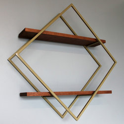 Modern Diamond Shelves - Display And Wall Shelves 