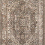 nuLOOM - Transitional Vintage Area Rug, Beige, 2'6"x8'runner - Made from the finest materials in the world and with the uttermost care, our rugs are a great addition to your home. Features Style: Traditional Transitional Vintage Material: 100% Polypropylene Weave: Machine Made Origin: Egypt Note: All rug sizes are approximate. Due to the difference of monitor colors, some rug colors may vary slightly. We try to represent all rug colors accurately.
