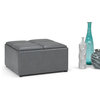 Avalon Square Coffee Table Storage Ottoman