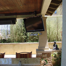 outdoor kitchen