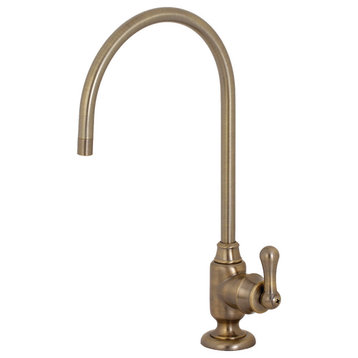Kingston Brass Single-Handle Water Filtration Faucet, Antique Brass