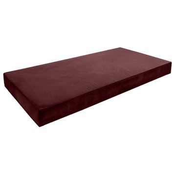 Same Pipe 6" Twin 75x39x6 Velvet Indoor Daybed Mattress |COVER ONLY|-AD368