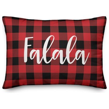 Falala, Buffalo Check Plaid 14x20 Lumbar Pillow