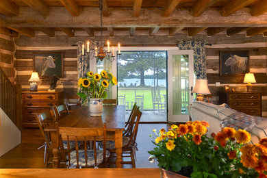 Mountain style dining room photo in DC Metro