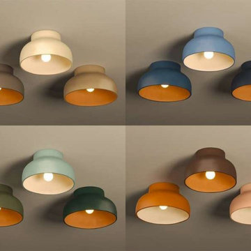 Flush light | semi flush light, low ceiling lamp, Colorful Bottleneck Scondent