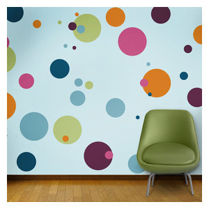 Crater Stencils For Painting Contemporary Wall