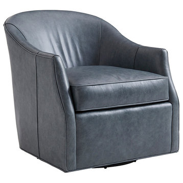 Escala Leather Swivel Chair