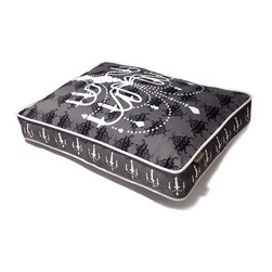 Victorian Chandelier Ivory/Black Pet Bed - Dog Beds