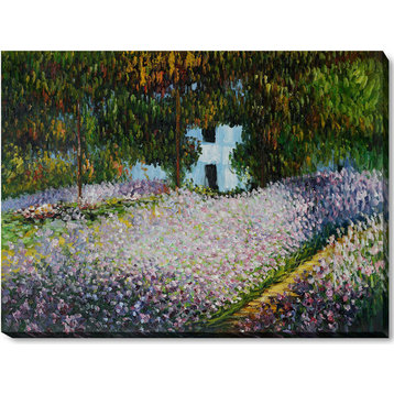 La Pastiche Artist's Garden at Giverny Gallery Wrap, 34 x 46