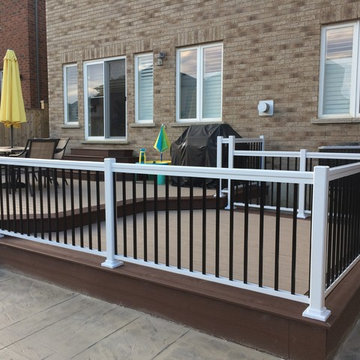Aluminum Spindle 2-Colour Deck Railings - 110