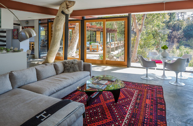 Contemporary Living Room by ANX / Aaron Neubert Architects