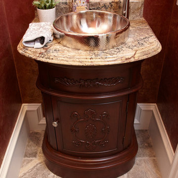 Coastal Home Powder Room