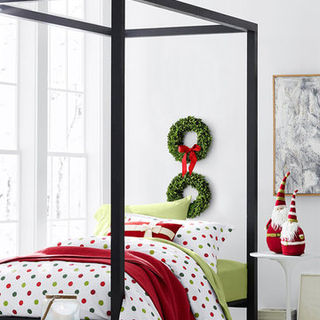Dot to Dot Modern Holiday Bedroom