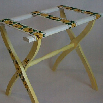 Hand Painted Luggage Racks