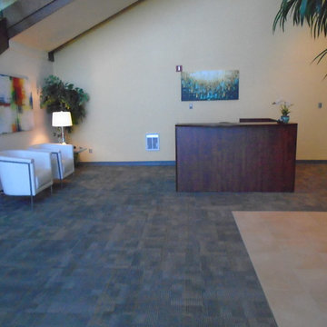Before & After - Commercial Building Lobby Staging in Albuquerque, NM