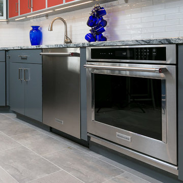 Princeton, NJ - Compact Kitchen Remodel featuring Crystal Cabinets