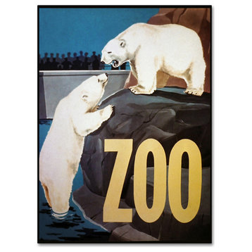Vintage Lavoie 'The Zoo 3' Canvas Art, 32x24