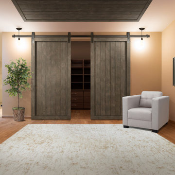 Rustic Collection Shiplap - Dark Brown
