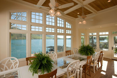 Photo of a transitional dining room in Jackson.