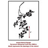 Sycamore Weeping Branch Craft Stencil For DIY Home Decor, Small