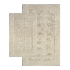 Naples Bath Rug 2-Piece Set, Ivory