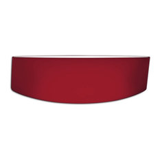 Link Wall Lamp, R7 114MM Red, Brushed Nickel