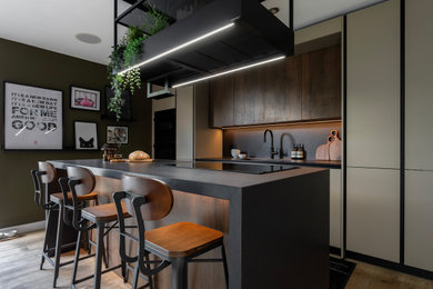 This is an example of a contemporary kitchen in Berkshire.