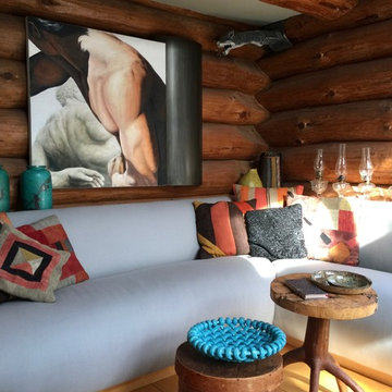 A log cabin that I built for myself