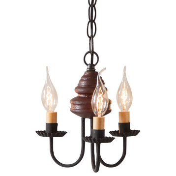 Bellview Chandelier in Plantation Red