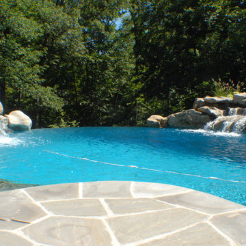 Waterfall and Infinity Pool