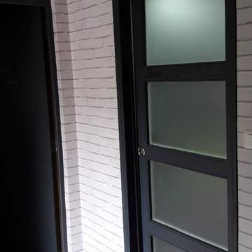 Décoration d'une entree en style industriel