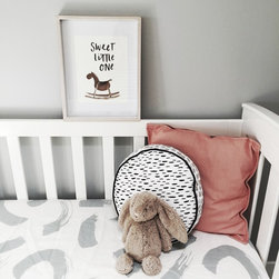 Baby Rockinghorse Print - Drawings And Illustrations