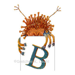 ART: Guardian Monster -- Beethia Trumpetoff is her name. - Wall Letters