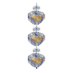 Elegant Lighting - Elegant Lighting 8053G18C/SS Chandelier Spiral - Ceiling Lighting