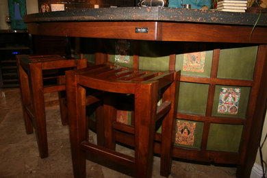 Eclectic kitchen photo in Los Angeles
