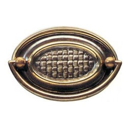 Oval Plate Handles - Cabinet And Drawer Handle Pulls