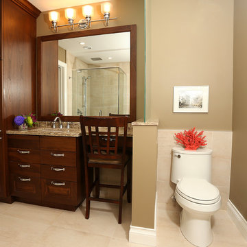 Soothing & Serene Ensuite Bathroom in a Cobourg Home
