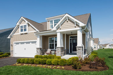 Example of a beach style exterior home design in Wilmington