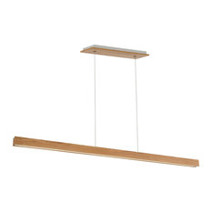 Drift 1 Light Island Light, 84", Walnut