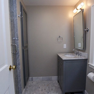 Utica Square Vintage Marble Bathroom