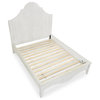 Modus Ella California King Solid Wood Scroll Bed in White Wash
