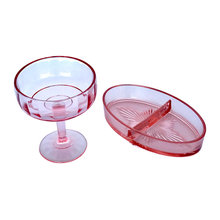 pink depression glass