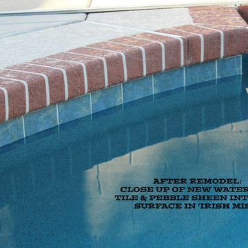 Small Grecian Pool with Irish Mist Pebble Sheen